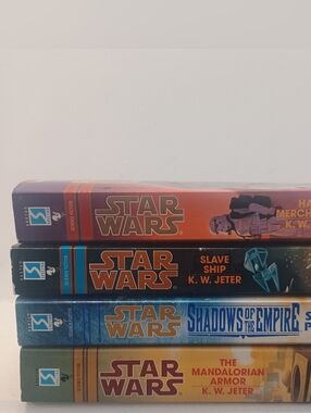 Star Wars Paperback Books Lot Of 4 Steve Perry / K.W. Jeter